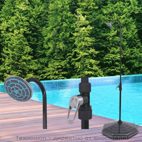 Соларен душ, 20 л, алуминиев, HDPE