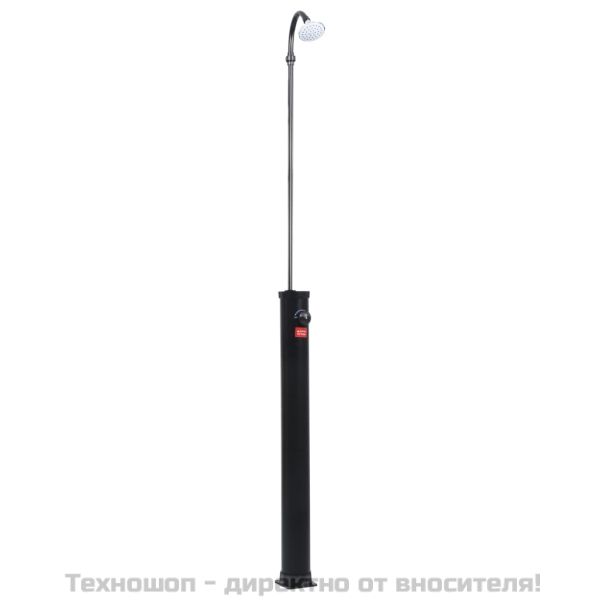 Соларен душ, черен, 215 см, 8 л