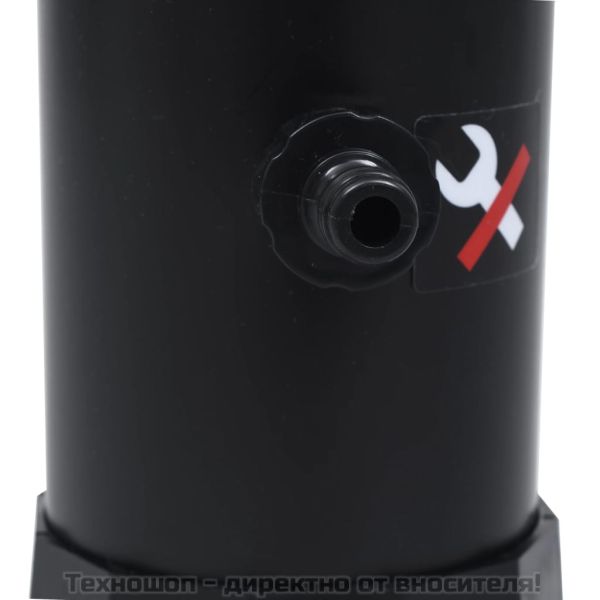 Соларен душ, черен, 215 см, 8 л