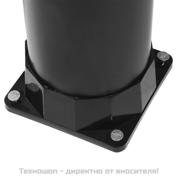 Соларен душ, черен, 215 см, 8 л