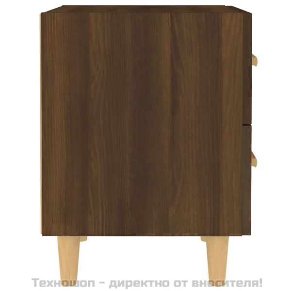 Нощни шкафчета, 2 бр, кафяв дъб, 40x35x47,5 см