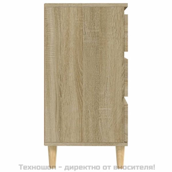 Сайдборд, дъб сонома, 60x35x70 см, инженерно дърво