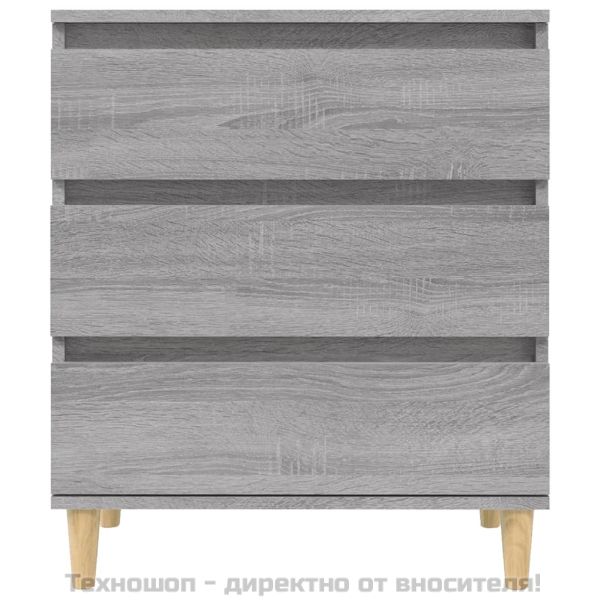 Сайдборд, сив сонома, 60x35x70 см, инженерно дърво