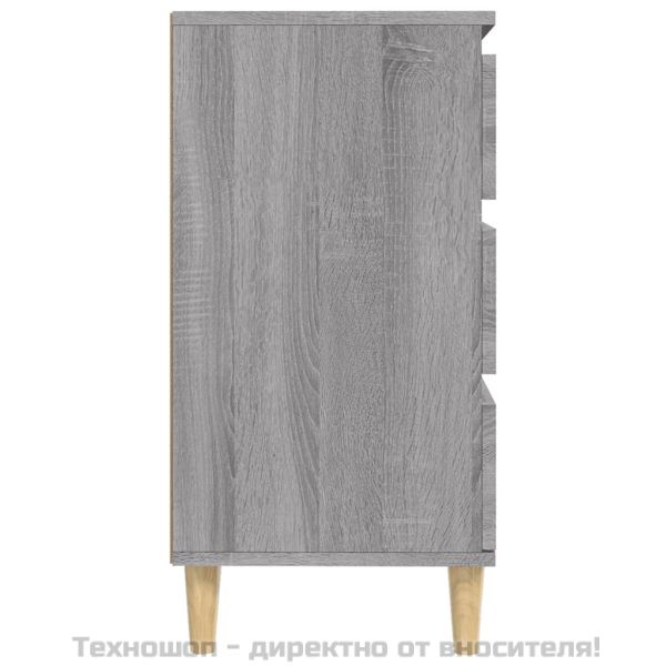 Сайдборд, сив сонома, 60x35x70 см, инженерно дърво