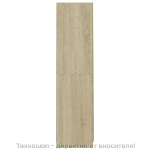 Гардероб, дъб сонома, 90x52x200 см, инженерно дърво