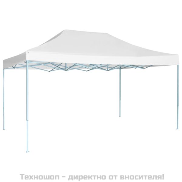 Сгъваема парти шатра 3x4,5 м бяла