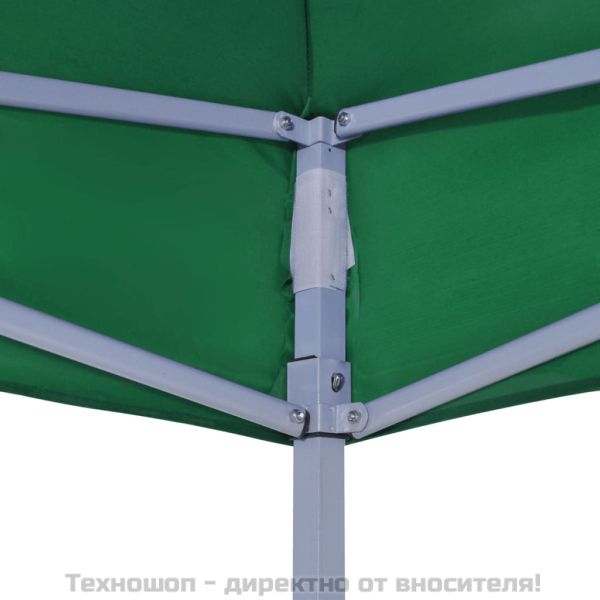 Сгъваема шатра 3 х 3 м, зелена
