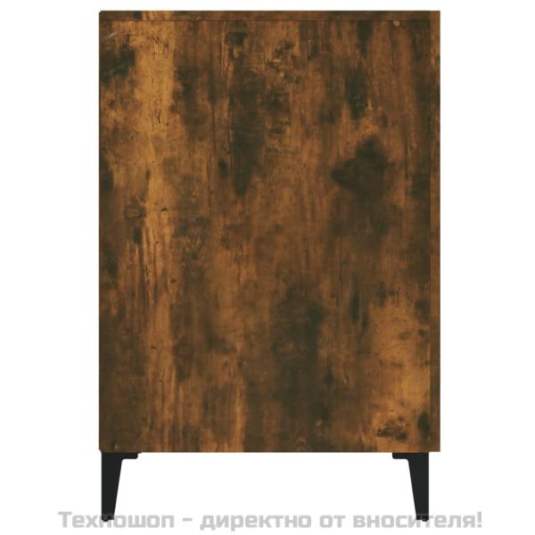 Бюро, опушен дъб, 140x50x75 см, инженерно дърво