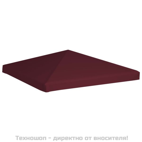 Покрив за шатра, 310 г/м², 3x3 м, бордо