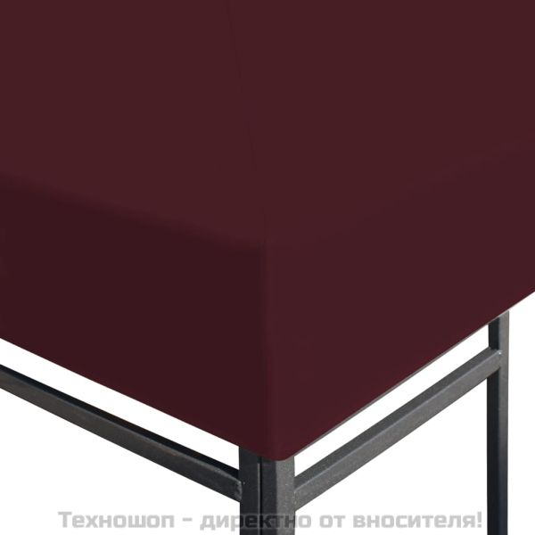Покрив за шатра, 310 г/м², 3x3 м, бордо