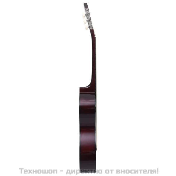 Комплект класическа китара за начинаещи от 12 части, 4/4, 39"