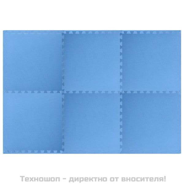 Постелки за под 6 бр 2,16 м² EVA пяна сини