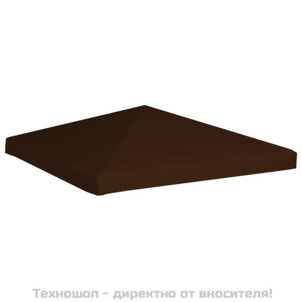 Покрив за шатра, 310 г/м², 3x3 м, кафяв