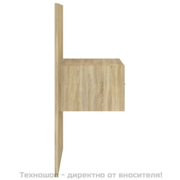 Нощно шкафче за стенен монтаж, дъб сонома