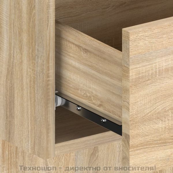 Нощно шкафче за стенен монтаж, дъб сонома