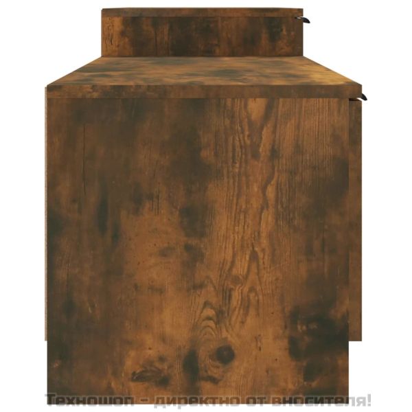 ТВ шкаф, Опушен дъб, 158,5x36x45 см, инженерно дърво