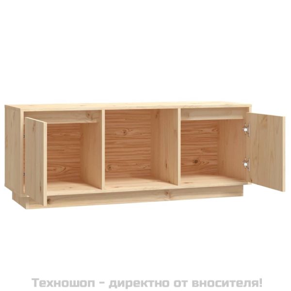 ТВ шкаф, 110,5x35x44 см, бор масив