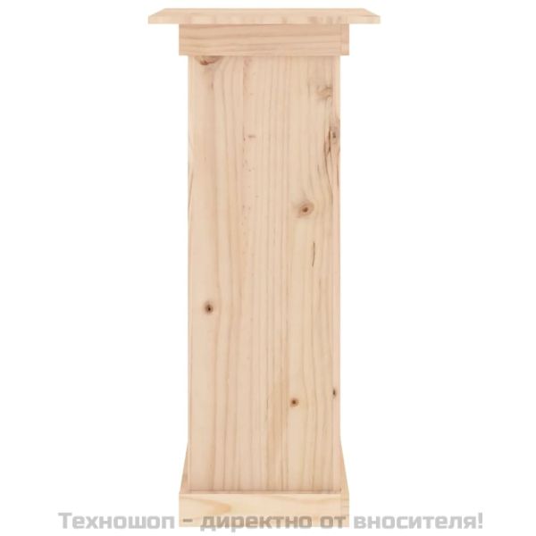 Поставка за цветя, 40x40x90 см, бор масив