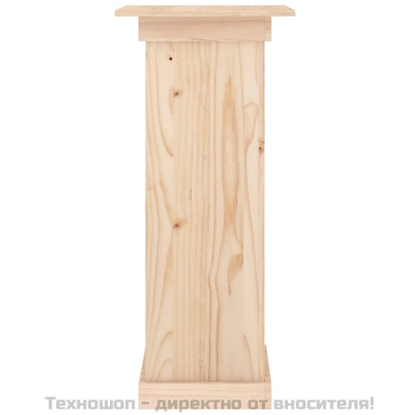 Поставка за цветя, 40x40x90 см, бор масив