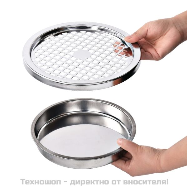 Хотелски кош-пепелник, 30 л, неръждаема стомана