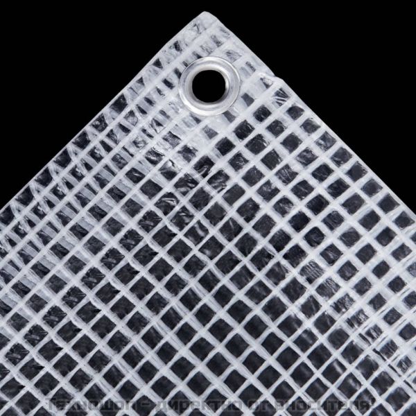 Брезент тип Лено, 140 г/м², 4x6 м, бял