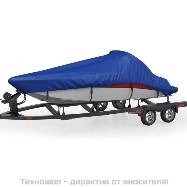 Покривало за лодка, синьо, 620x214x40 см