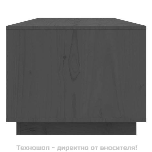 Кафе маса, сива, 110x50x40 см, бор масив