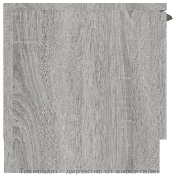 ТВ шкаф, сив сонома, 102x35x36,5 см, инженерно дърво