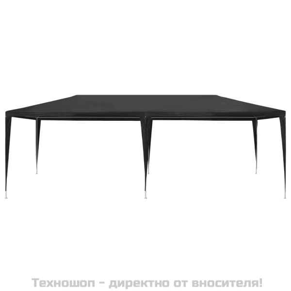 Парти шатра 3x6 м PE антрацит