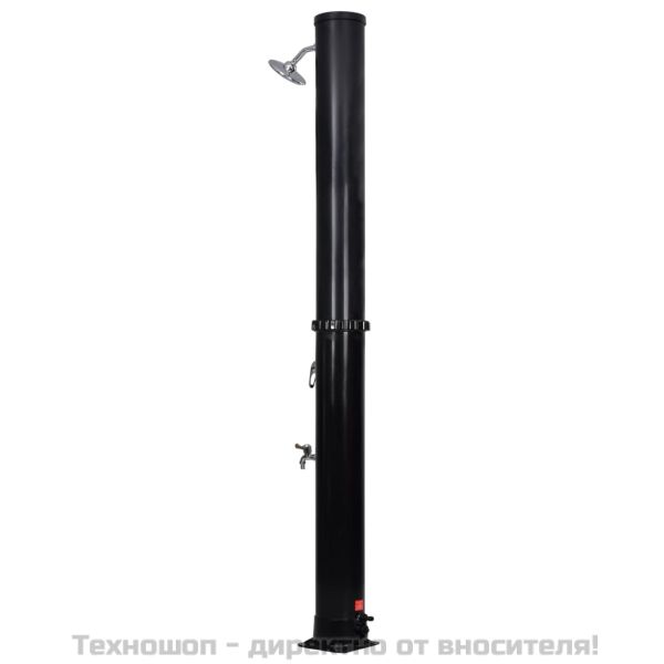 Външен соларен душ с душ слушалка и кран 40 л