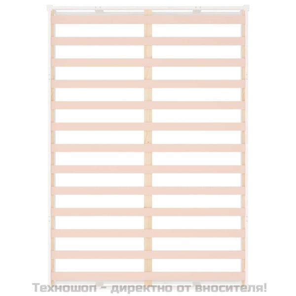 рамка за легло бяла 120x190 см Small Double дърво масив