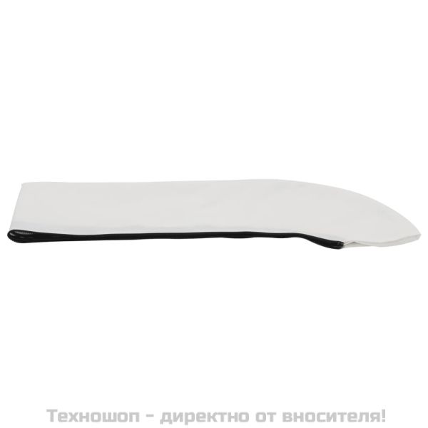 Тента за лодка, 4 дъги, бяла, 243x196x137 см