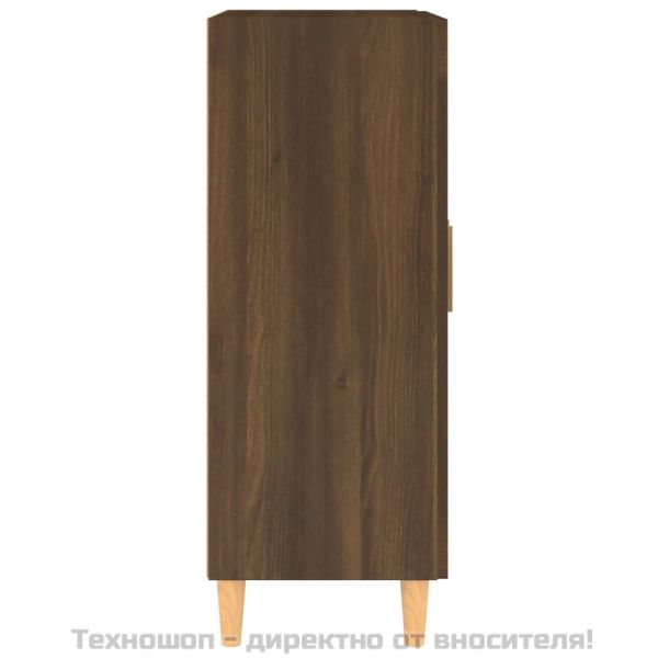 817335 Сайдборд, Кафяв дъб, 69,5x34x90 см, инженерно дърво