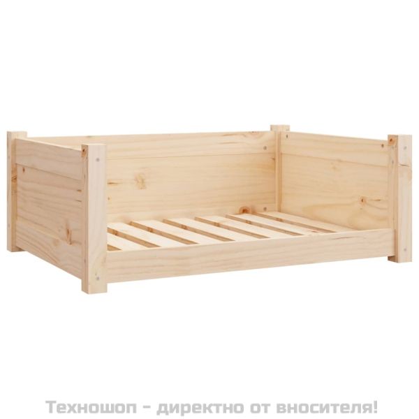 Кучешко легло, 75,5x55,5x28 см, борова дървесина масив
