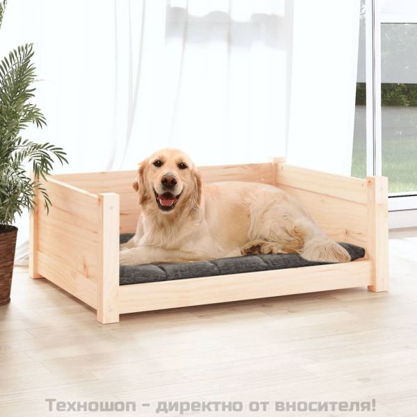 Кучешко легло, 75,5x55,5x28 см, борова дървесина масив