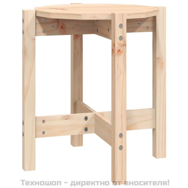 Кафе маса, Ø 42,5x45 см, борово дърво масив