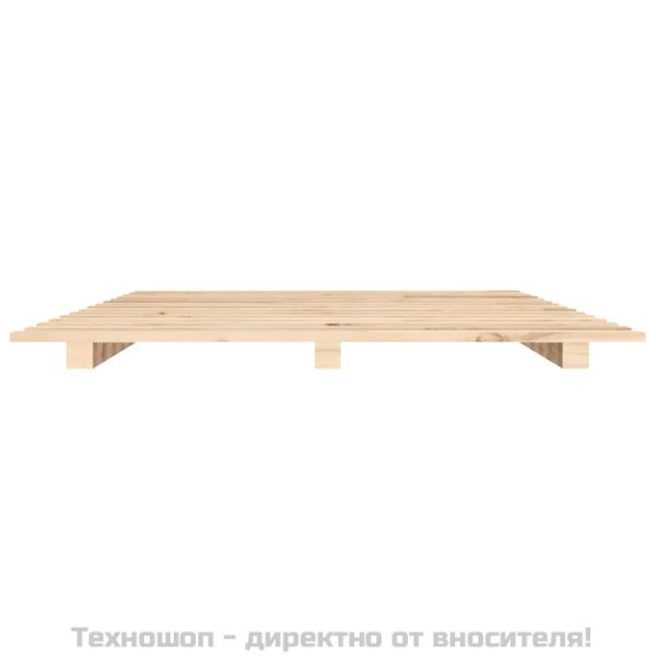 Рамка за легло, 100x200 см, бор масив