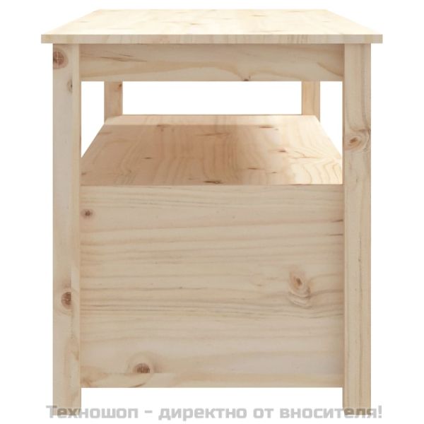 Кафе маса, 102x49x55 см, борово дърво масив