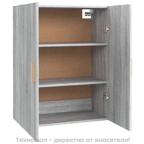Окачен стенен шкаф, сив сонома, 69,5x34x90 см