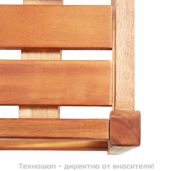 Бар столове, 4 бр, акациево дърво масив