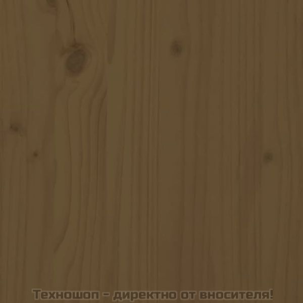 Библиотека, меденокафява, 80x35x154 см, бор масив