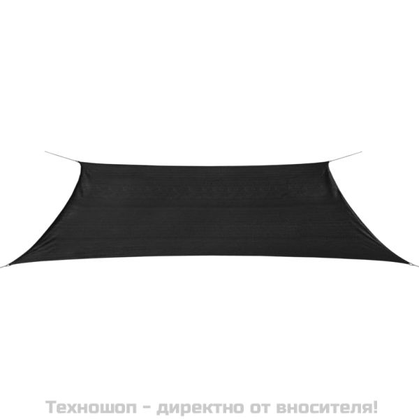 Платно-сенник, HDPE, правоъгълно 4x6 м, антрацитно черно