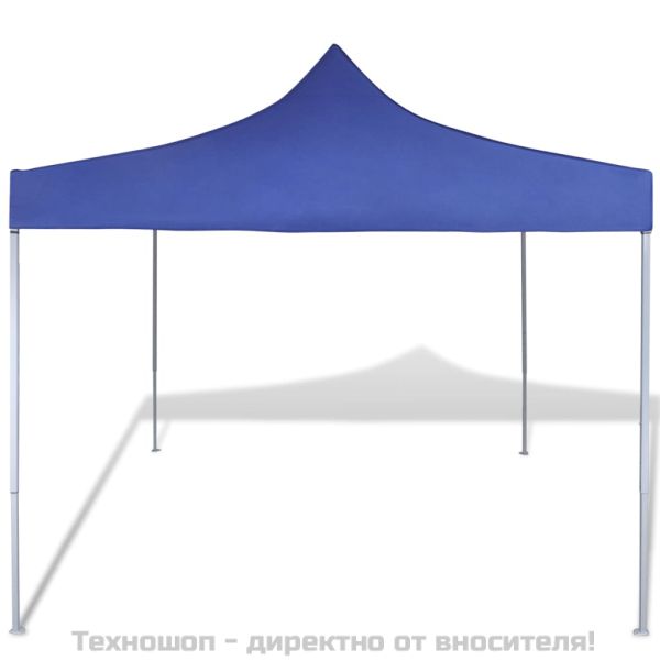 Синя сгъваема шатра 3 х 3 м