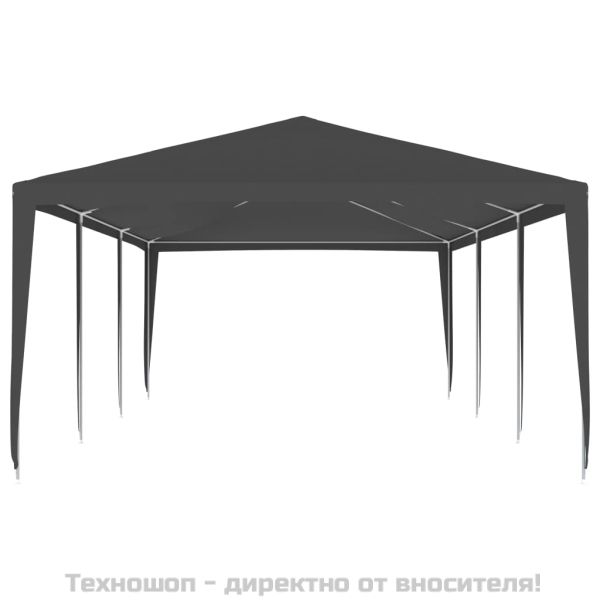 Професионална парти шатра, 4x9 м, антрацит, 90 г/м²
