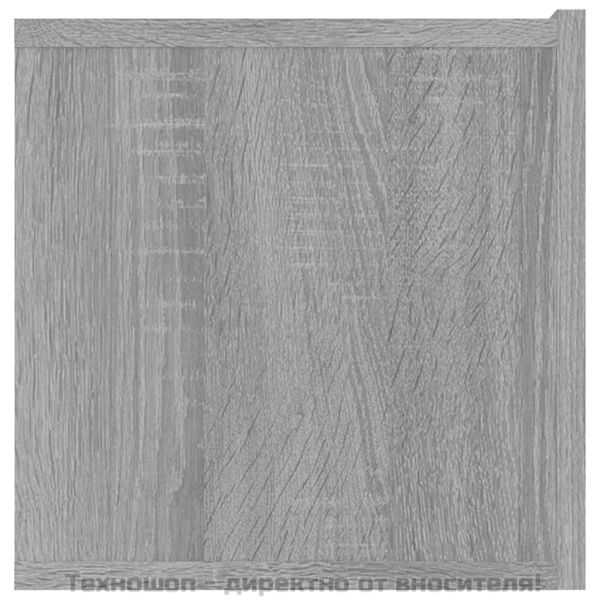 ТВ шкаф, сив сонома, 80x30x30 см, инженерно дърво