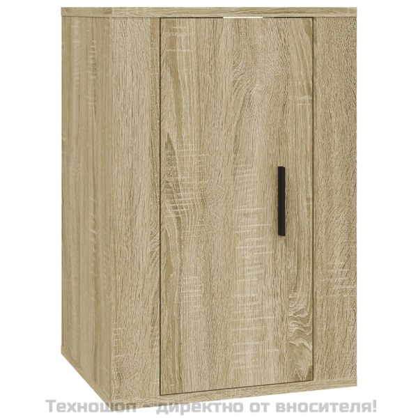 ТВ шкаф за стенен монтаж, сонома дъб, 40x34,5x60 см