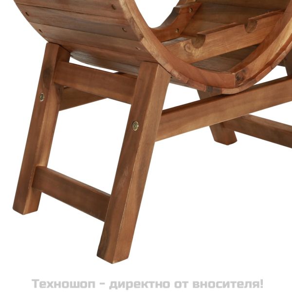 Стойка за вино за 13 бутилки, акациева дървесина масив