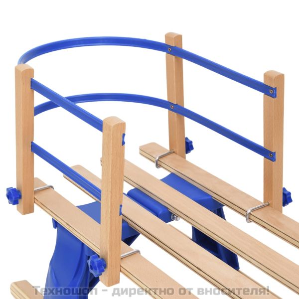 Облегалка за шейна, синя, шперплат