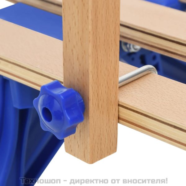 Облегалка за шейна, синя, шперплат