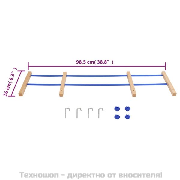 Облегалка за шейна, синя, шперплат